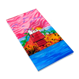 Plateaux à cils Snoopy en verre acrylique magnétique de qualité supérieure et durable, pour extensions de cils mignonnes, palette de cils privée - Product Image 1