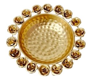 Cuenco Urli Deepak Diya Hecho a Mano, Artículo Decorativo para Puja, de Latón, Duradero, para Uso en Interiores, para Flores Flotantes en Agua - Product Image 2