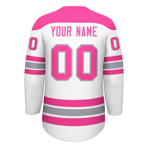 Maillot de hockey sur glace en gros, personnalisable avec graphiques détaillés, design d'équipe pour joueurs, entraînement de club, uniforme de match, maillot de hockey - Product Image 6
