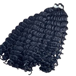 Vague d'eau en vrac cheveux humains 100% cheveux vierges bruts vietnamiens vente en gros faisceaux Extension de cheveux en vrac - Product Image 1