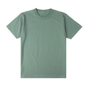 Bangladesh China Factory price 250g Heavyweight Crew Neck <b>T</b>-Shirt for Men Pure Cotton Solid Color Short Sleeve <b>T</b>-Shirt - Product Image 6