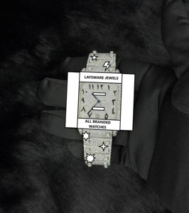 Reloj de Lujo Unisex de Acero Inoxidable con Incrustaciones de Moissanita Estilo Hip Hop, Esfera de Cristal Analógica, Mecánico, con Fecha Automática - Product Image 1