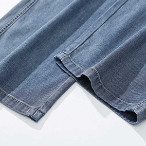 Pantalon en jean pour homme 2026 de haute qualité, coupe skinny, extensible, style streetwear, imprimé effet usé, coupe droite, taille OEM - Product Image 3