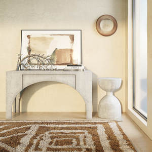 Ensemble de produits faits à la main en laine/coton marron/blanc fait à la main - Product Image 6