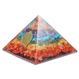 Nhà cung cấp của Chakra orgone năng lượng kim tự tháp đồng hồ bán quý đá thủ công thiết kế đồng hồ độc đáo trong hình dạng kim tự tháp - Product Image 4