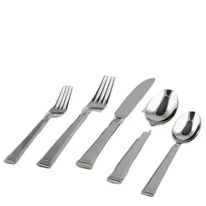 Juego de cubiertos de metal con acabado de espejo de alta calidad para restaurantes de alta gastronomía, la industria hotelera y uso doméstico. - Product Image 3