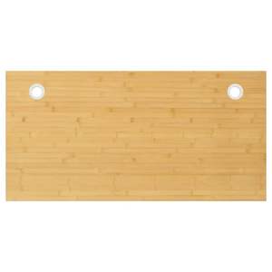 Tablero de escritorio para computadora de bambú de 31.5 x 15.7 x 1.6 pulgadas, duradero y ecológico - Product Image 1
