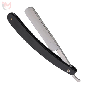 Rasoir de barbier professionnel en acier inoxydable à lame droite, rasoir pliant de haute qualité à lame unique, utilisation en extérieur, OEM personnalisé - Product Image 2