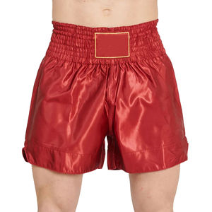 Pantalones Cortos de Muay Thai y Kick Boxing Personalizados de Tallas Grandes, Estilo Urbano, Diseño Sólido, Mezcla de Poliéster, Satén, Impresión Serigráfica - Product Image 1