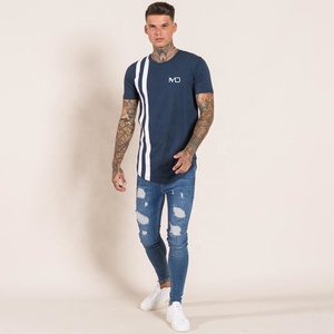 เสื้อยืดคอตตอน 100% ล้างสีแบบแอซิด ดีไซน์ใหม่ ใส่สบาย แห้งเร็ว เสื้อยืดล้างสีแบบแอซิด ดีไซน์ใหม่ เสื้อยืดผู้ชายล้างสีแบบแอซิด สีพื้น - Product Image 5