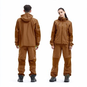 <b>Men</b> Women Windbreaker Tracksuits Hiking Camping Waterproof Rain Suit Unisex Lightweight <b>Jacket</b> Windbreaker Pants Two Piece - Product Image 4