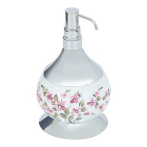 Distributeur de savon rond simple en métal avec pompe, idéal pour les restaurants, hôtels, salles de bain et comptoirs de salle de bain. - Product Image 5