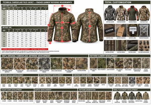 Ropa de Camuflaje para Caza |   Camuflaje Verde - Seis Colores |   Tela Elástica en Cuatro Direcciones |   Chaqueta Softshell de Manga Larga |   Ropa de Otoño | - Product Image 6