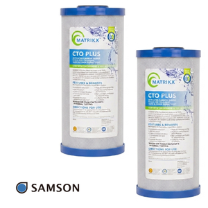 Cartouche filtrante à eau certifiée WQA, filtre à charbon de coco durable, approvisionnement d'un an, purification haute capacité - Product Image 1