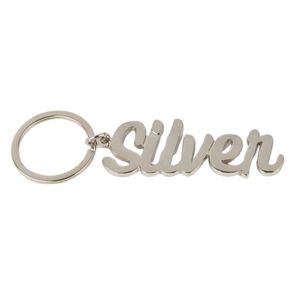 <b>Silver</b> Keychain Metal <b>Key</b> <b>Ring</b> Elegant Polished <b>Key</b> Holder Decorative Bag Charm Lightweight Durable Everyday Accessory Gift - Product Image 1