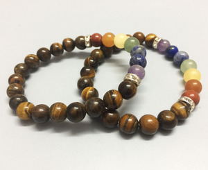 Natural Gemstone Tiger Eye Chakra <b>Bracelet</b> Wholesale Natural AA Tiger Eye Handmade Semi-Precious Agate Item at Reasonable Price - Product Image 3