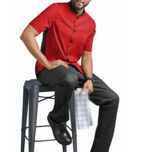 Uniformes de cuisine personnalisés sur mesure, ensemble de chef, uniforme de chef pour hôtel, restaurant, vente en gros d'uniformes de chef multicolores - Product Image 1