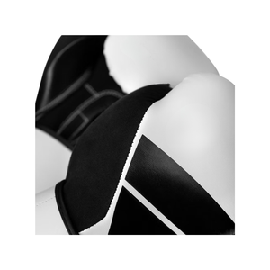 Black Faux Leather Boxing Gloves With <b>Velcro</b> Closure Breathable Training Gloves For Adults 14 Years & Up - Product Image 5
