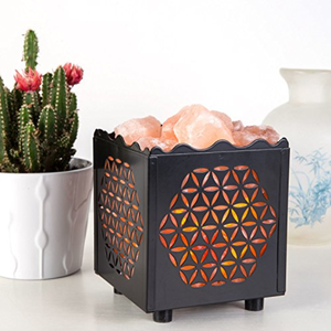 Lámpara Eléctrica de Sal Rosa del Himalaya Natural en Caja de Acero CNC, con Cable Regulable, Decoración para el Hogar, Purificador de Aire para Sala de Masajes y Desintoxicación - Product Image 3