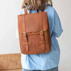 Mochila de Cuero Personalizada con Logotipo, Compartimentos con Cremallera, Muy Solicitada en la Temporada de Invierno, Superventas - Product Image 4
