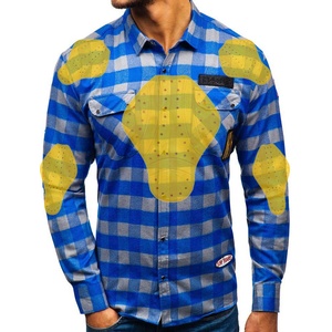 Nuevo estilo, camisa de motocicleta, chaqueta vaquera de algodón para jinete, Camisa de franela para motocicleta CE Amour hecha en negro - Product Image 1