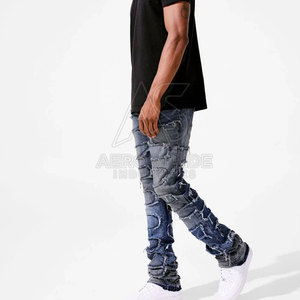 Pantalones Casuales de Diseño Personalizado, Corte Ajustado, Cintura Media, 100% Algodón, Ligeros, Elásticos, Costuras Duraderas, Prenda Ecológica - Product Image 5