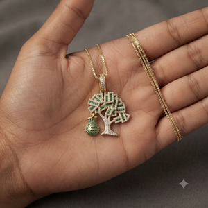 925 Silver Moissanite Diamond Iced Lucky Money Grows Bag Dollar Sign Tree Necklace Custom Wealth Symbol Fine <b>Pendant</b> Charms Gift - Product Image 4