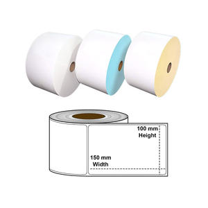 Etiquetas Térmicas para Impresora 4x6, Rollo de 5000 Hojas, Formato Fanfold, 4x6, 6x4 - Product Image 1