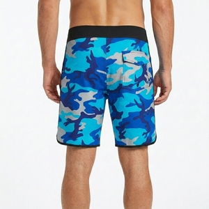 Shorts de Baño para Hombre, Estampado de Camuflaje, Secado Rápido, Cintura con Cordón Ajustable, Casuales - Product Image 5