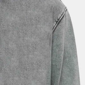 Sweat-shirts d'hiver pour hommes personnalisés brodés et perlés, en tissu polaire, coupe classique, avec cordon de serrage et poche, haute qualité - Product Image 5