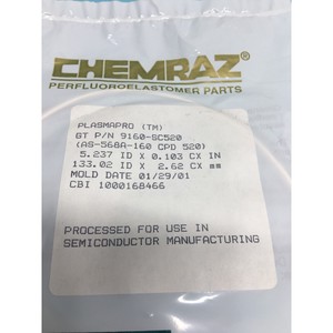 CHEMRAZ 9160-SC520 O-RING AS-568A-160 CPD 520 - Equipo y Piezas de Semiconductores de Confianza de Marca Global - Product Image 3