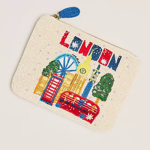BY MULTI CRAFT Pequeño Bolsito de Terciopelo con Cremallera, Bolsa para Joyas con Cordón y Cuentas, Cartera de Seda, Portamonedas para Pendientes - Product Image 1