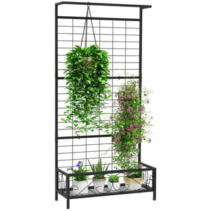 Estante de metal negro de 4 niveles, plegable, de hierro, para almacenamiento en la cocina, jardín y sala de estar, soporte para plantas de interior y exterior. - Product Image 3
