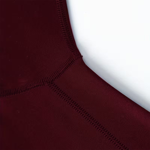 Best Quality 3/4 Quarter T-Shirt Maroon Color Polyester Fabric Eco Friendly Street Wear Adult <b>Men</b> <b>half</b> Zip T-Shirt For <b>Men's</b> - Product Image 4