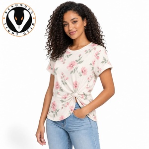 High Quality Women's Casual Eco-Friendly <b>T</b>-<b>Shirt</b> Soft Fabric Reliable <b>Stitching</b> Comfortable Construction Custom Print Options - Product Image 2