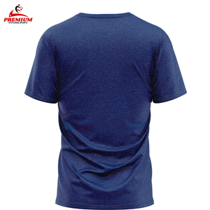 Vêtements de sport pour hommes, t-shirt 100% coton respirant à manches courtes, t-shirt de sport pour la salle de sport, fabrication sur mesure - Product Image 4