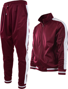 Nouvel ensemble de survêtement pour homme à fermeture éclair intégrale et manches longues, vêtements de sport haut de gamme pour la course, tenue d'entraînement athlétique avec logo personnalisé, vente en gros - Product Image 5