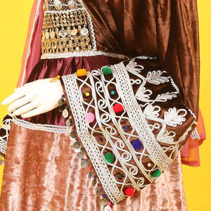 ชุดเดรสปักลายสั่งทำพิเศษสำหรับผู้หญิง เสื้อผ้าชาวอัฟกัน ปัชตุน บาลอชี วินเทจ กะบูล แม็กซี่เดรสยาว ชุดเดรสแบบดั้งเดิม - Product Image 4