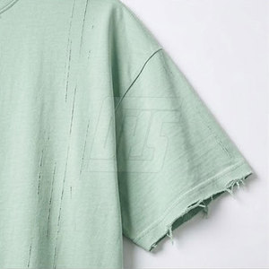 เสื้อยืดสไตล์วินเทจทรงโอเวอร์ไซส์ ผ้าฝ้ายซักนุ่ม สตรีทแวร์ พิมพ์ลายกราฟิกตามสั่ง เสื้อผ้าลำลองแฟชั่นฤดูร้อนสำหรับผู้ชาย - Product Image 3