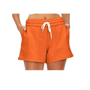 Shorts de course décontractés pour femmes, personnalisables, respirants, en polyester, avec cordon de serrage, deux poches latérales, écologiques - Product Image 1