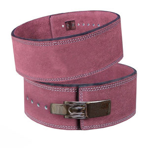 Durable Leather Weight Lifting <b>Belt</b> With Steel Buckle Perfect For Workout And Strength Sessions - Product Image 2