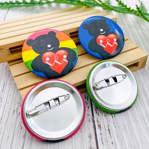 Biểu Tượng Tùy Chỉnh <span class=keywords><strong>Tin</strong></span> Nút Pins Quần Áo Thời Trang Thương Hiệu Phù Hiệu Món Quà Giá Rẻ Top Bán Hàng Pin Phù Hiệu - Product Image 2