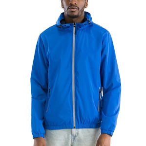 Vestes coupe-vent personnalisées OEM, imperméables, légères et respirantes pour hommes, pour l'extérieur - Product Image 1