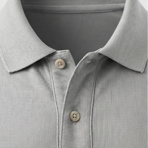 เสื้อโปโลผู้ชายผ้าฝ้ายแท้ปักโลโก้ตามสั่ง สำหรับกอล์ฟ ชุดยูนิฟอร์มธุรกิจ เสื้อผ้ามืออาชีพ เสื้อยืดสีตามสั่ง - Product Image 4