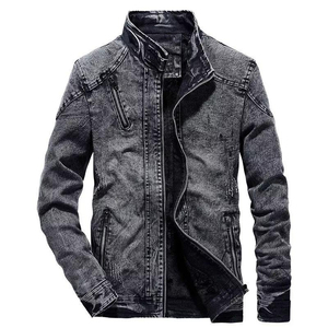 Vestes en jean déchirées unisexes décontractées pour l'hiver 2025, de haute qualité, imperméables, à capuche, style tendance, streetwear, vêtements d'extérieur - Product Image 1