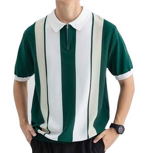Camiseta Polo de Microfibra de Secado Rápido de Alta Calidad, Perfecta para Correr, Ciclismo, Tenis y Deportes de Verano, Cómoda para Hombre, con Cierre - Product Image 1