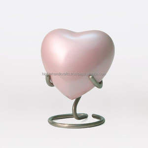 Urna de recuerdo de corazón para cenizas, artesanía superior - Product Image 5