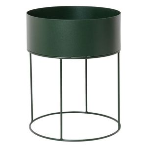 Jardinière en métal artisanale avec support, offrant une finition de qualité supérieure, une structure durable, un élément décoratif élégant pour l'affichage des plantes d'intérieur - Product Image 2