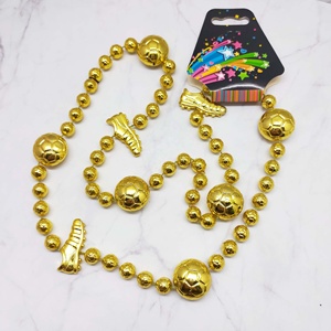 Collar Unisex con Temática de Fútbol, Chapado en Oro, Material PP, para Fiestas y Eventos - Product Image 5