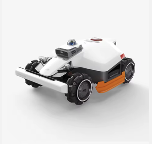 MEJOR OFERTA: 4 Cortadoras de Césped Robóticas NUEVAS con Tracción en las Cuatro Ruedas, Navegación Tri Fusion, Cortadora de Césped Autónoma, Blanca y Naranja, para Mantenimiento de Jardines - Product Image 3
